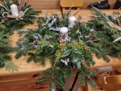 Warsztaty Tworzenia Stroików Bożonarodzeniowych